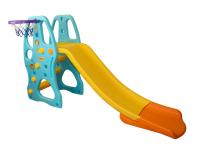 Пластиковая горка с баскетбольным кольцом Kampfer Amber Slide