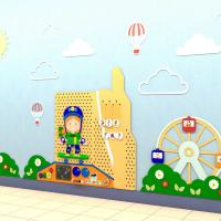 Декоративно-развивающая панель Скейт-парк