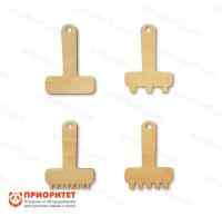 Трафареты для рисования песком «Грабельки» (4 штуки)