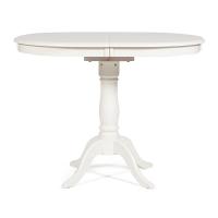 Стол раскладной Solerno (ME-T4EX) дерево гевея/мдф, 70х100+29х75см, ivory white (слоновая кость 2-5)