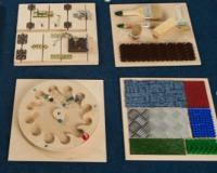 Тактильно - сенсорная панель "Замочки", "Кисточки", "Текстуры" (возможны и другие варианты)