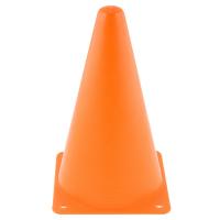 Конус тренировочныйировочный, арт.У716/MR-K20, выс.20см, осн.12х12см, мягк. пластик, без отверстий, оранжевый
