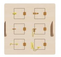 Тактильно-развивающий модуль «Замочки»