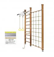 Шведская стенка Kampfer Winner Ceiling (№2 Ореховый Стандарт белый антик турник)