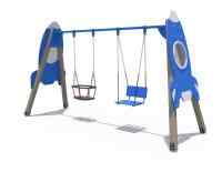 Качели деревянные Космонавт ИО 01164