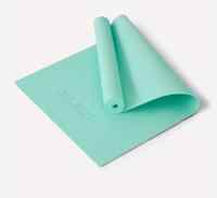 Коврик для йоги и фитнеса FM-101, PVC, 183x61x0,4 см, мятный