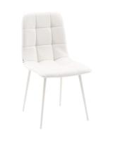 Стул Одди NEW экокожа белый белые ножки