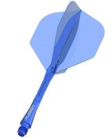 Литые оперения с хвостовиками Winmau Fusion Medium Azure Blue (синие)