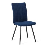 Стул обеденный Monte Carlo велюр, Blue (синий)