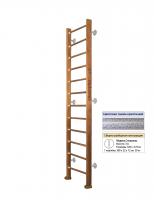 Шведская стенка Kampfer Classic Wall (№2 Ореховый Высота 3 м антик)