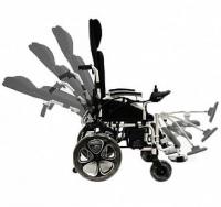 Электрическая кресло коляска раскладываемая в горизонталь, с self-откидной спинкой MET COMFORT 85