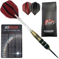 Набор из дротиков Red Dragon Apollo Brass steeltip 25gr и аксессуаров