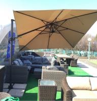 Зонт для кафе AFM-300SQB-Beige (3,0x3,0)