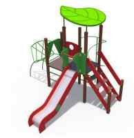 Игровой комплекс (серии каштан с металлическим скатом Н-1200) ДИО 10100