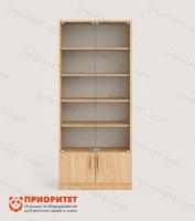 Шкаф-витрина со стеклянными дверцами стандартный