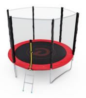 Батут с сеткой DFC PELPO 8ft с лестницей, RED