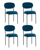 Стул Бриф DD велюр синий 4 шт.