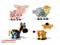 Набор бизибордов «Малыши на ферме»