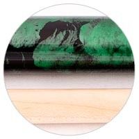 Кий / пул 2-pc "Flash Classic" (зеленый)