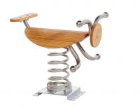 Качалка на пружине, серия "эко" – racer (крепление для бетонирования) 