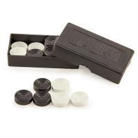 Шашки 13x7x3 диаметр шашки 30 мм (12 белых, 12 черных)