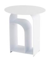 Журнальный столик Arwel металл белый