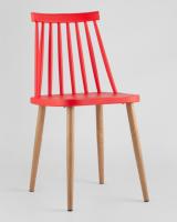 Стул Морган пластиковый красный 4 шт