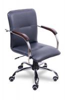 Стул для посетителей Самба хром на хромированной крестовине