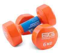 Гантели для аэробики виниловые BRONZE GYM,6 кг., пара