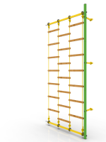 Доп.секция с дер.сеткой для пристенных ДСК РОКИДС ДС-1.01 (зеленый)