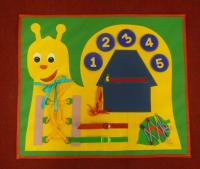 Дидактическое панно Улитка