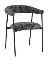 Стул обеденный Toko черно-белый