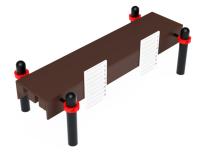 Воркаут скамья для наклонов ОВ 02-124 (108)