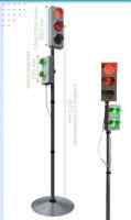 Светофор "Стандарт Плюс" раздельного типа пешеходный+транспортный на стойке с основанием