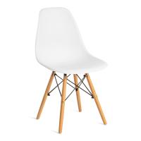 Стул CINDY (EAMES) (mod. 001) / 1 шт. в упаковке дерево бук/металл/сиденье пластик, 51x46x82.5см, white (белый)