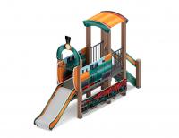 Паровозик (цветной) мини - ДИК 1.03.5.01-17