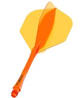 Литые оперения с хвостовиками Winmau Fusion Medium Fluoro Orange (оранжевые)