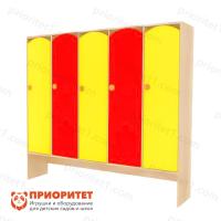 Шкаф 5-секционный с нишей под скамью «Счастливая детвора»