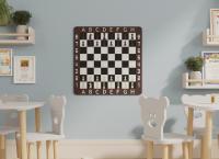 Настенная логическая игра Шахматы/Шашки с магнитами, мягкий полимер