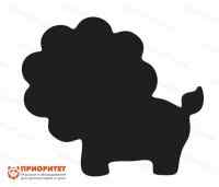 Фигурная грифельная меловая доска «Лев»