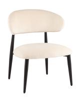 Кресло лаунж Ayla молочный