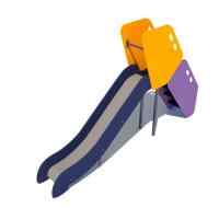 Горка Н-900 со сплошными бортами (металлический скат) ИО 07180