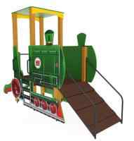 Детский игровой комплекс «Паровозик» H=750 ДИК 04-1001