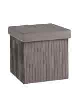 Пуф складной с ящиком Store Square антрацитовый