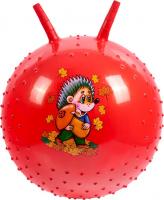 Детский массажный гимнастический мяч, красный