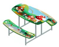 Столик овальный (Лесная сказка) МФ 04-003