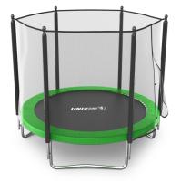 Батут UNIX Line Simple 8 ft (244 см) с внешней защитной сеткой, зеленый