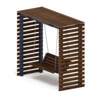 Пергола беседка с качелями - МФ 78.05.01-01.И1 /без поликарбоната/