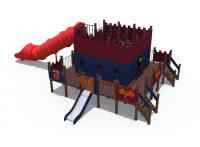 Детский игровой комплекс Дворец чудес Н-2000 (пластиковая труба) и Н-750 ДИО 13050 