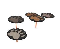 Полоса препятствий детская "Следы животных - Медведь", сложность 2